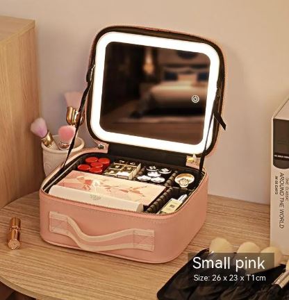 LED Light-Up Cosmetic Bag