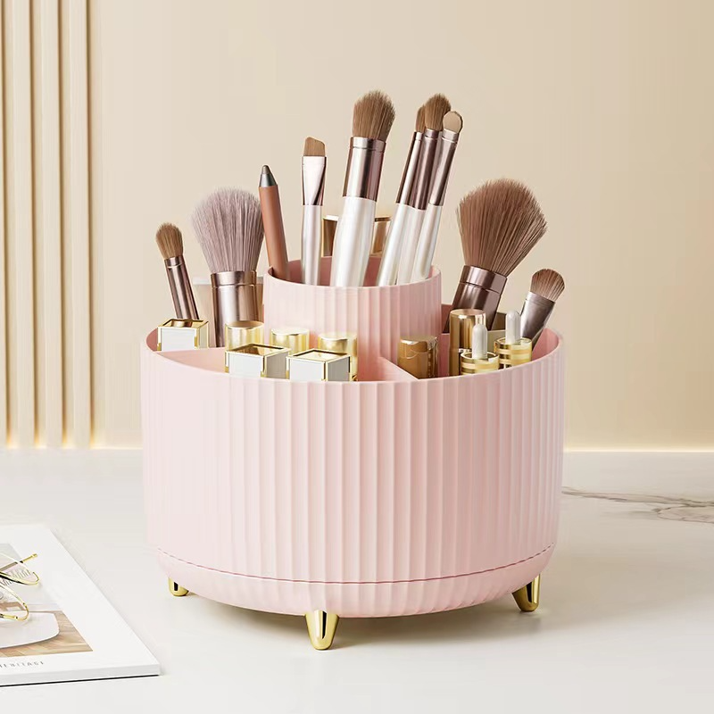 360° Rotating Makeup Brush Holder