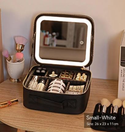 LED Light-Up Cosmetic Bag