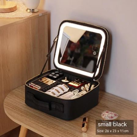 LED Light-Up Cosmetic Bag