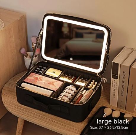 LED Light-Up Cosmetic Bag