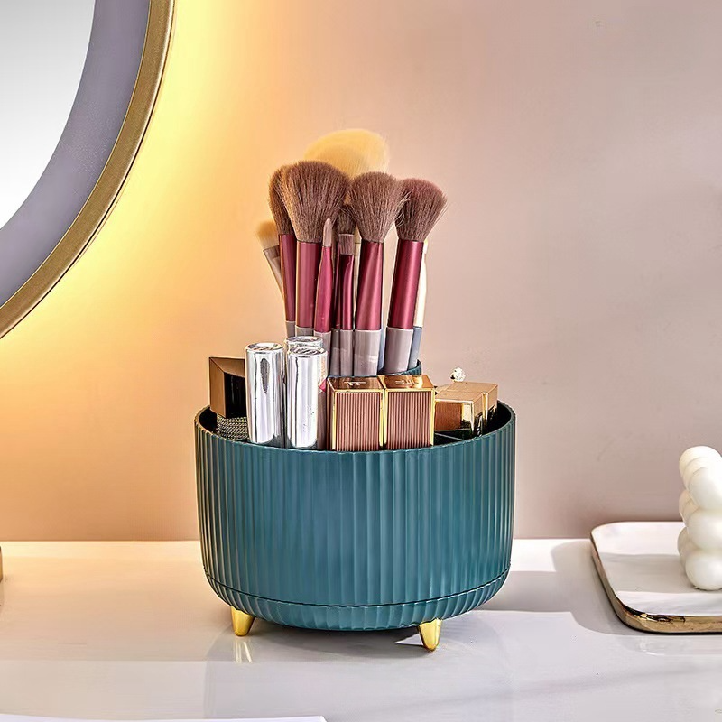 360° Rotating Makeup Brush Holder
