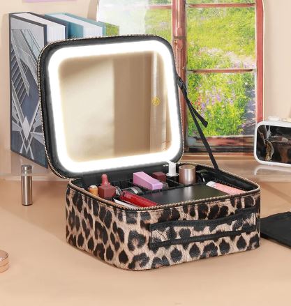 LED Light-Up Cosmetic Bag