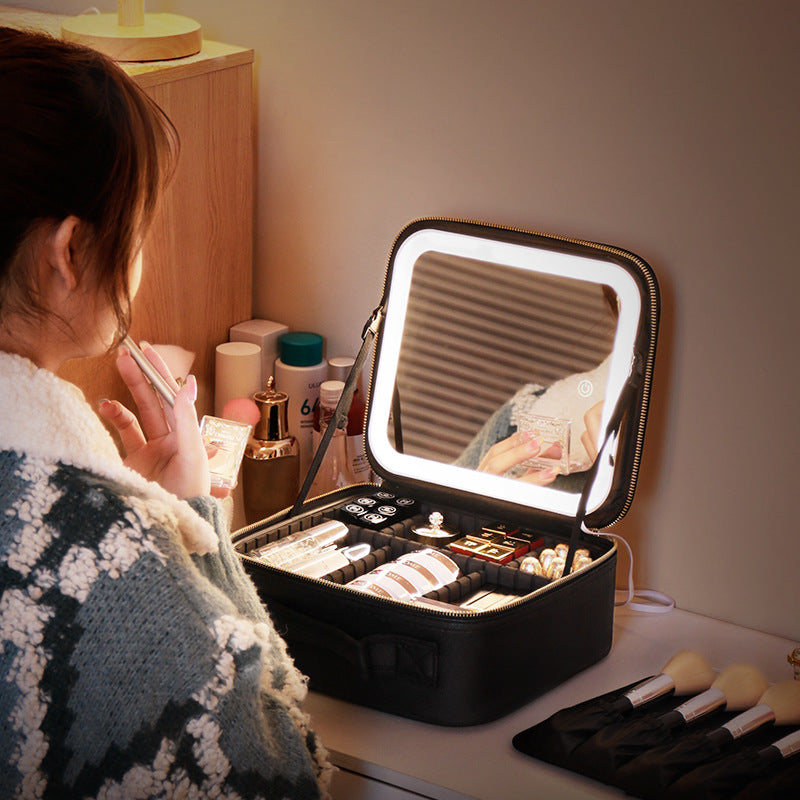 Lighted LED Cosmetic Bag
